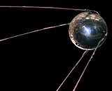 Modell von Sputnik 1