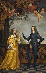 Gerrit van Honthorst: Prinz Wilhelm II. von Oranien und Prinzessin Maria Henrietta Stuart, Öl auf Leinwand, 1647