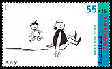 Stamp Germany 2003 MiNr2351 Vater-und-Sohn III.jpg