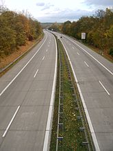 Bundesautobahn bei Frankfurt (Oder)