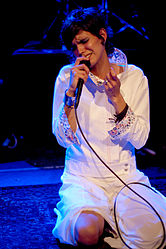 Barbara Padron Hernandez beim Auftritt in der Stuttgarter Röhre, 2009