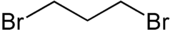 Strukturformel von 1,3-Dibrompropan