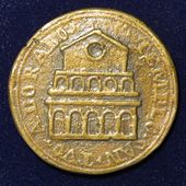 Gregor III - Papst Medaille des 8. Jahrhunderts - Revers