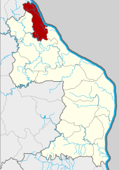 Karte von Nakhon Phanom, Thailand mit Ban Phaeng