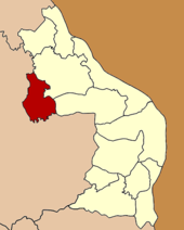 Karte von Nakhon Phanom, Thailand mit Na Wa