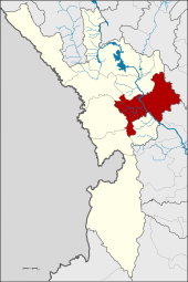 Karte von Tak, Thailand mit (Mueang) Tak