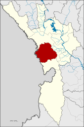 Karte von Tak, Thailand mit Mae Sot