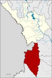 Karte von Tak, Thailand mit Umphang
