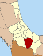Karte von Songkhla, Thailand mit Na Thawi