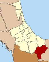 Karte von Songkhla, Thailand mit Saba Yoi