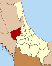 Karte von Songkhla, Thailand mit Rattaphum