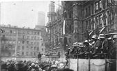 Hitlerputsch auf dem Marienplatz in München