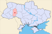 Chmelnyzkyj in der Ukraine