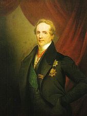 König Friedrich August II. von Sachsen auf einem Gemälde von Carl Vogel von Vogelstein, um 1836