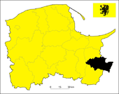 Lage des Powiat Sztumski