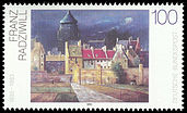 Stamp Germany 1995 Briefmarke Franz Radziwill.jpg