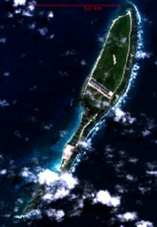 Satellitenbild der Insel Coëtivy