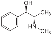 Struktur von (−)-Ephedrin