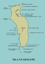 Karte von Guadalupe
