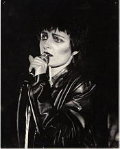 Siouxsie Sioux 1980 in Edinburgh