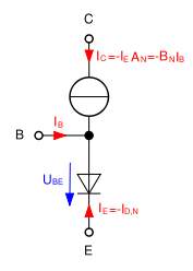 Ebers-Moll-Model (reduced, forward region).svg