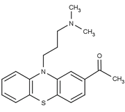 Struktur von Acepromazin