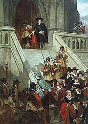 Oliver Cromwell löst das Rumpfparlament auf