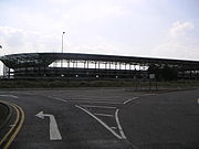 Stadion während des Baus (Juli 2006)