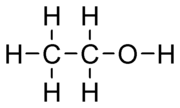 Struktur von Ethanol