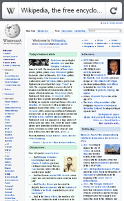 Bildschirmfoto von Mozilla Firefox Mobile (Version 4.0)