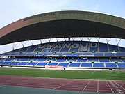 Tribüne des Stadions von Gwangju