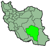 Lage der Provinz Kerman im Iran
