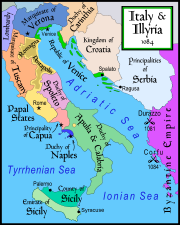 Das Herzogtum von Apulien und Kalabrien im politischen Kontext Italiens und des Balkans ab 1084