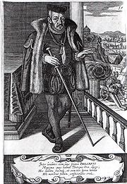Merian-Stich von Landgraf Philipp I.