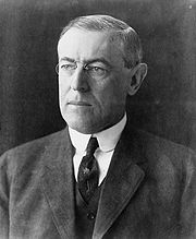 Portrait Präsident Woodrow Wilson