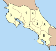 Provinzen Costa Ricas