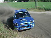 Richard Burns (während der Rallye Finnland 2001