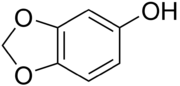 Strukturformel von Sesamol