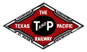 Logo der Texas Pacific Railroad