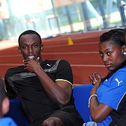 Perri Shakes-Drayton und Usain Bolt (2009)