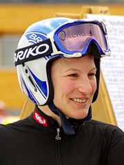 Ingrid Rumpfhuber bei den österreichischen Meisterschaften im März 2008