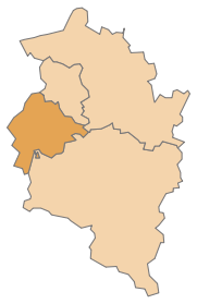 Lage des Bezirks Feldkirch im Bundesland Vorarlberg (anklickbare Karte)