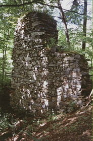 Mauerrest der Ruine Grünstein