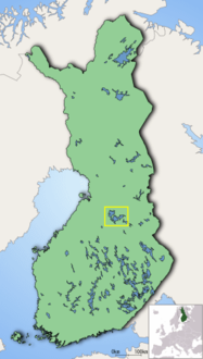Karte von Oulujärvi