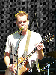 Ross Learmonth auf dem My Coke Music Festival in Kapstadt, 2008