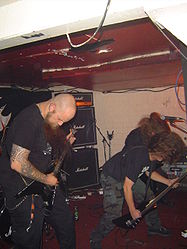 Vomitory bei einem Konzert in Glasgow, Schottland (2005)