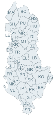 Geografische Verteilung der Kfz-Kennzeichen