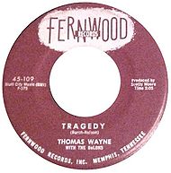 Thomas Wayne - Tragedy, 1958
