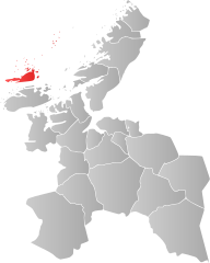 Lage der Kommune in der Provinz Sør-Trøndelag