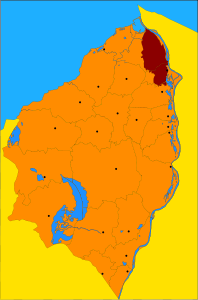 Karte Erzbistum Barranquilla